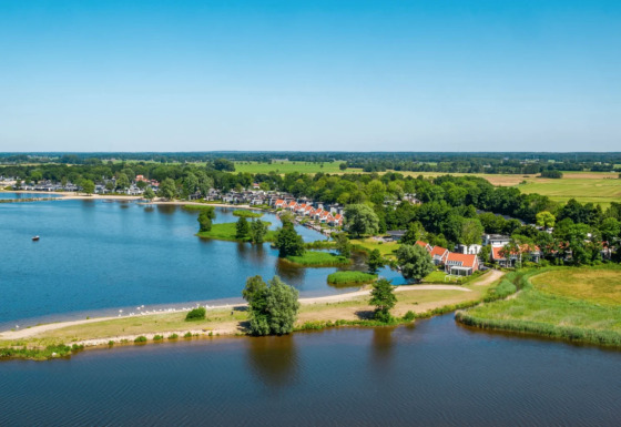 Parc au bord du lac - EuroParcs Bad Hoophuizen - Hulshorst, Gelderland, Pays-Bas