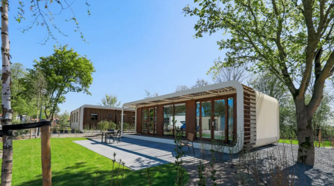 Overnatning med terrasse - EuroParcs Bad Hoophuizen - Hulshorst, Gelderland, Holland