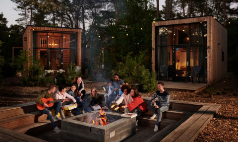 Persone al fuoco - EuroParcs De Zanding - Otterlo, Gheldria, Paesi Bassi