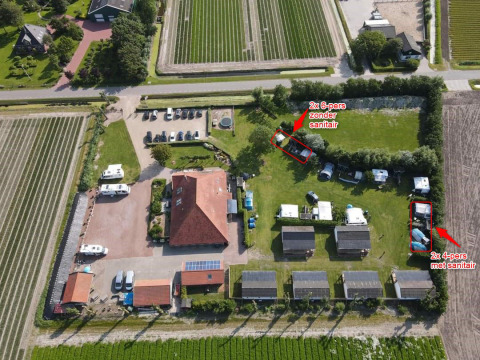 Karte - Camping de Tulpenweide - Vodatent - Breezand, Noord-Holland, Niederlande