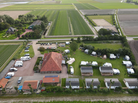 Panoramica del campeggio - Camping de Tulpenweide - Vodatent - Breezand, Noord-Holland, Paesi Bassi