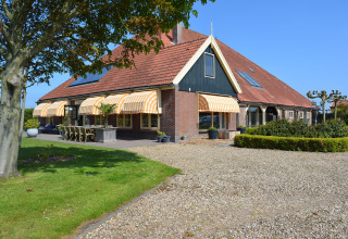 Terrasse - Camping de Tulpenweide - Vodatent - Breezand, Nordholland, Niederlande