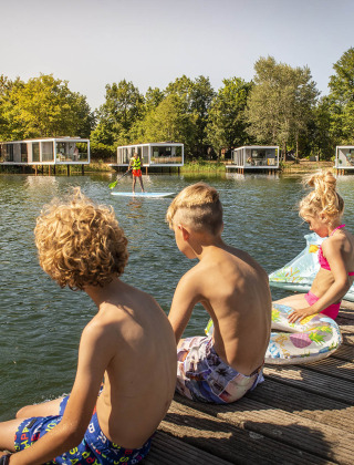 Lago recreativo - Parque de vacaciones BreeBronne - Maasbree, Limburgo, Países Bajos