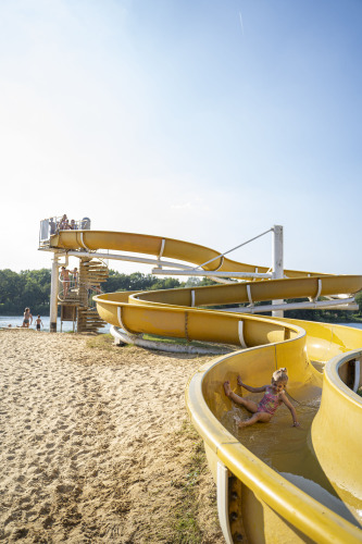 Toboggan aquatique - Parc de vacances BreeBronne - Maasbree, Limbourg, Pays-Bas