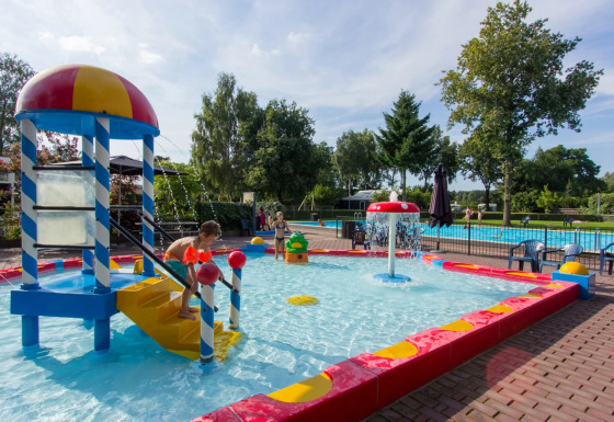 Children in the paddling pool - EuroParcs De Wije Werelt - Otterlo, Gelderland, Netherlands