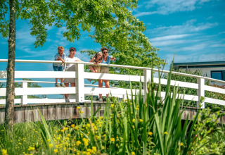 Guests on a bridge - EuroParcs Bad Hulckesteijn - Nijkerk, Gelderland, Netherlands