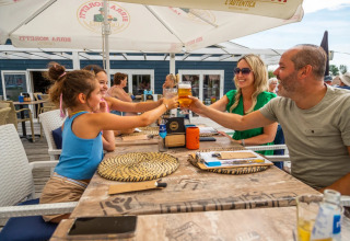 Toasting on the terrace - EuroParcs Bad Hulckesteijn - Nijkerk, Gelderland, Netherlands