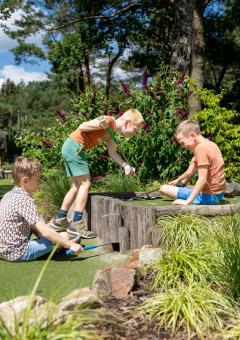 Minigolf - Vodatent - Erholungs- und Naturpark de Keiheuvel - Balen - Antwerpen - Belgien