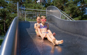 Piscina con scivolo per bambini - Vodatent - Parco ricreativo e naturale di Keiheuvel - Balen - Anversa - Belgio