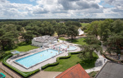 Luftfoto af swimmingpool - Vodatent - Rekreations- og naturpark de Keiheuvel - Balen - Antwerpen - Belgien