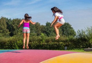 Kids on air trampoline - EuroParcs Zuiderzee - Biddinghuizen, Flevoland, Netherlands