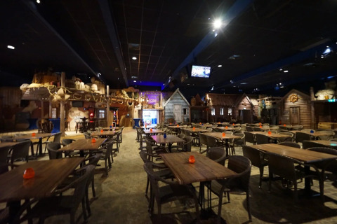 Indoor catering terrace - EuroParcs Zuiderzee - Biddinghuizen, Flevoland, Netherlands