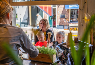Eating ice cream - EuroParcs Zuiderzee - Biddinghuizen, Flevoland, Netherlands