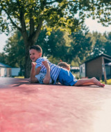 En el trampolín de aire - EuroParcs Kaatsheuvel - Kaatsheuvel, Brabante Septentrional, Países Bajos