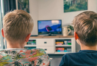 Children in front of the television - EuroParcs Limburg - Susteren, Limburg, Netherlands