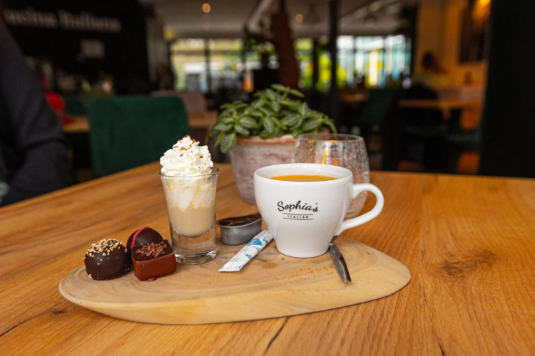 Kaffeetablett - EuroParcs Maasduinen - Belfeld, Limburg, Niederlande