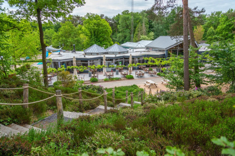 Terrace of restaurant - EuroParcs Maasduinen - Belfeld, Limburg, Netherlands
