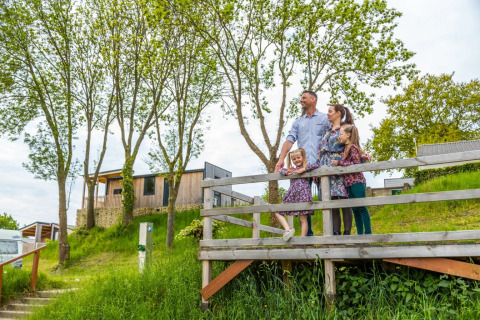 Family overlooks park - EuroParcs Gulperberg - Gulpen, Limburg, Netherlands
