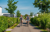 Cycling on the park - EuroParcs Schoneveld - Breskens, Zeeland, Netherlands