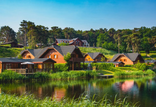 Hytter ved vandet - EuroParcs Brunssummerheide - Brunssum, Limburg, Holland