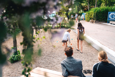 Boules - Parc de vacances Delftse Hout- Delft, Hollande méridionale, Pays-Bas