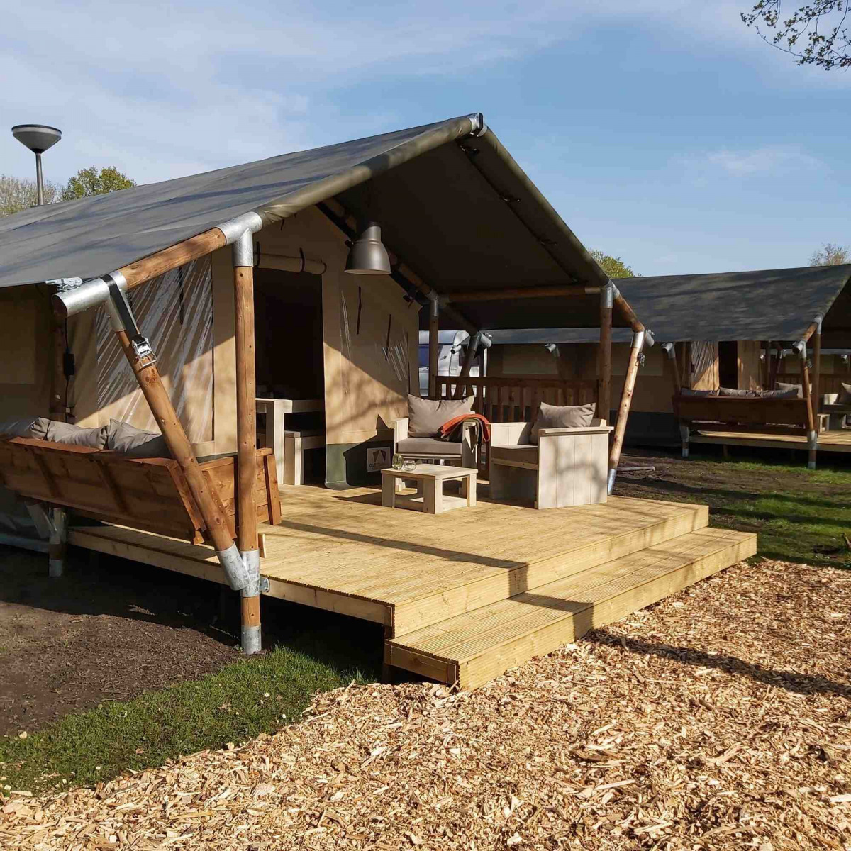 Glamping tent