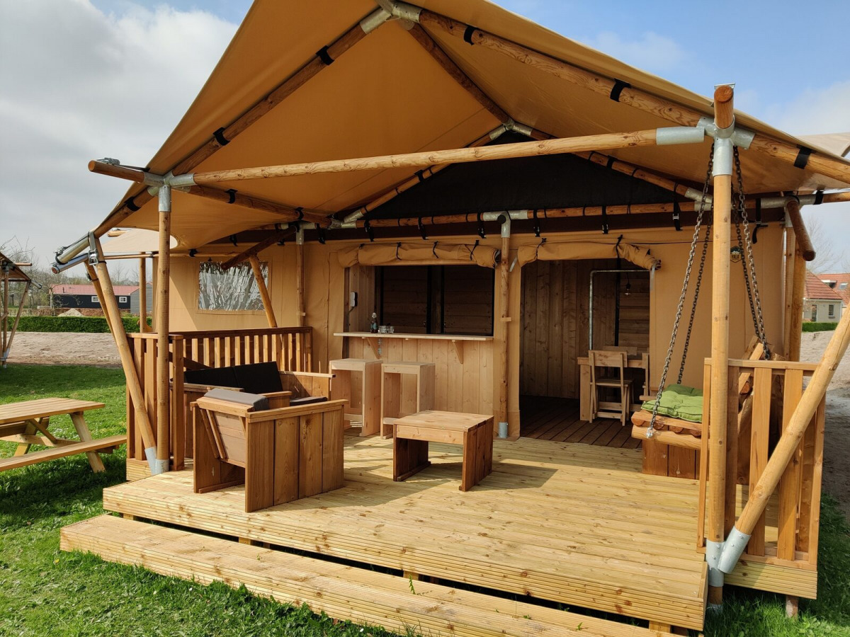 Glamping tent