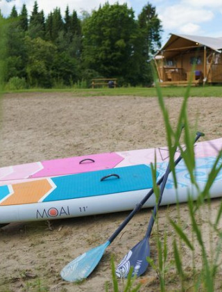 Sups am Strand - De Parel - Zeewolde, Flevoland, Niederlande