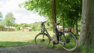 Bike overlooking park - The Pearl - Zeewolde, Flevoland, Netherlands