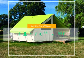 Safari-teltet Slow Life stay - Ecolodge i grønne omgivelser, prisoplysning for to personer pr. nat.