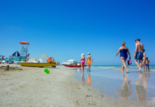 Strand nær campingpladsen