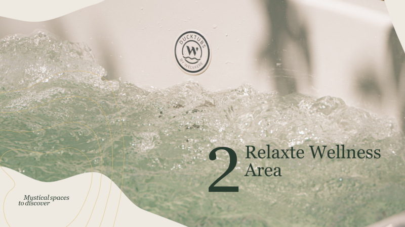 Área de bienestar relajante con jacuzzi burbujeante en Villa Hottub en Resort de Parel, Países Bajos.